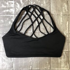 Lululemon, Free to be bra wild, Black, Size 6